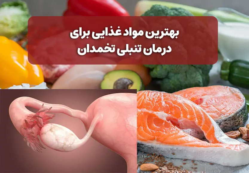 بهترین مواد غذایی برای درمان تنبلی تخمدان