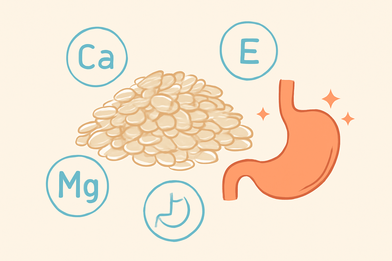 ویتامین های درون کنجد