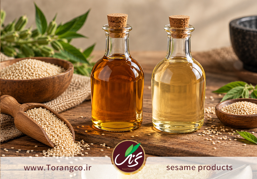 روغن کنجد بودار بهتر است یا بدون بو؟ مقایسه کامل