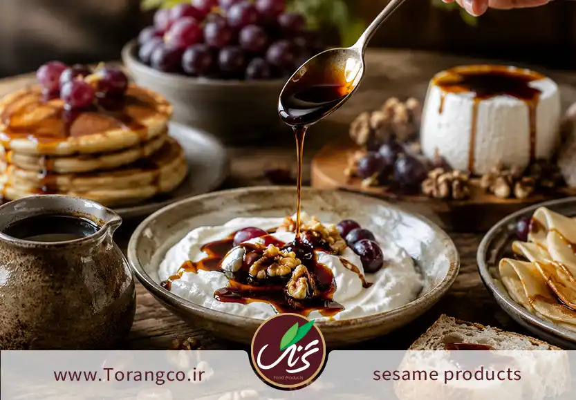 بهترین روش استفاده از شیره انگور در غذا